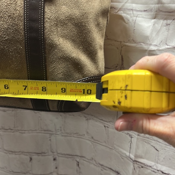 Coach Brown Leather/Suede Bag Vintage - Picture 7 of 16